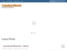 Tablet Screenshot of canariandreams.com
